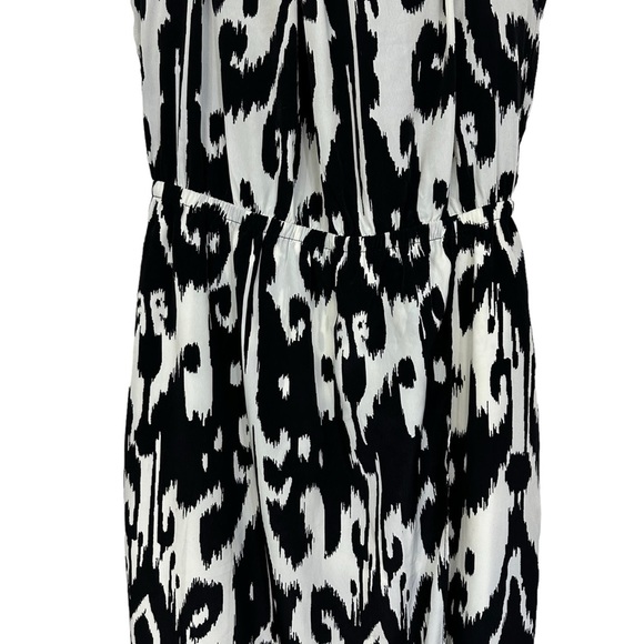 Athleta Ikat Bloom Ripple Maxi Dress Black White S - Picture 4 of 14
